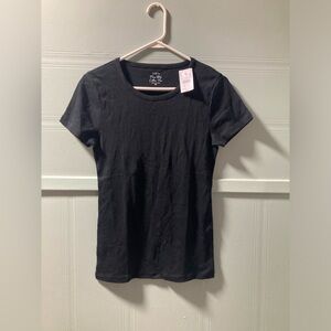 J. Crew Women’s Medium Black Fitted T-shirt